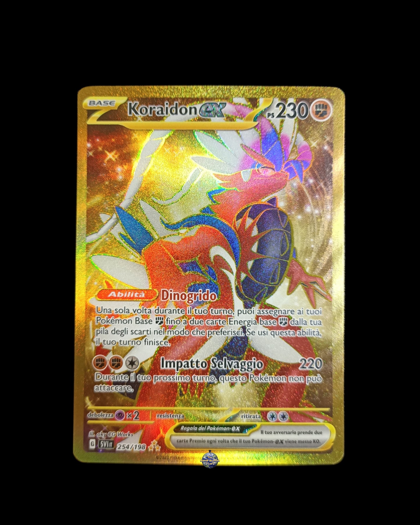 Koraidon Ex Full Art Gold
