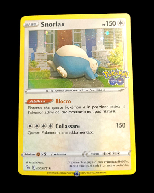 Snorlax Holo Pokémon Go Promo