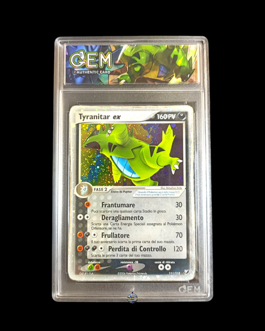 Tyranitar Ex GEM Autenticato