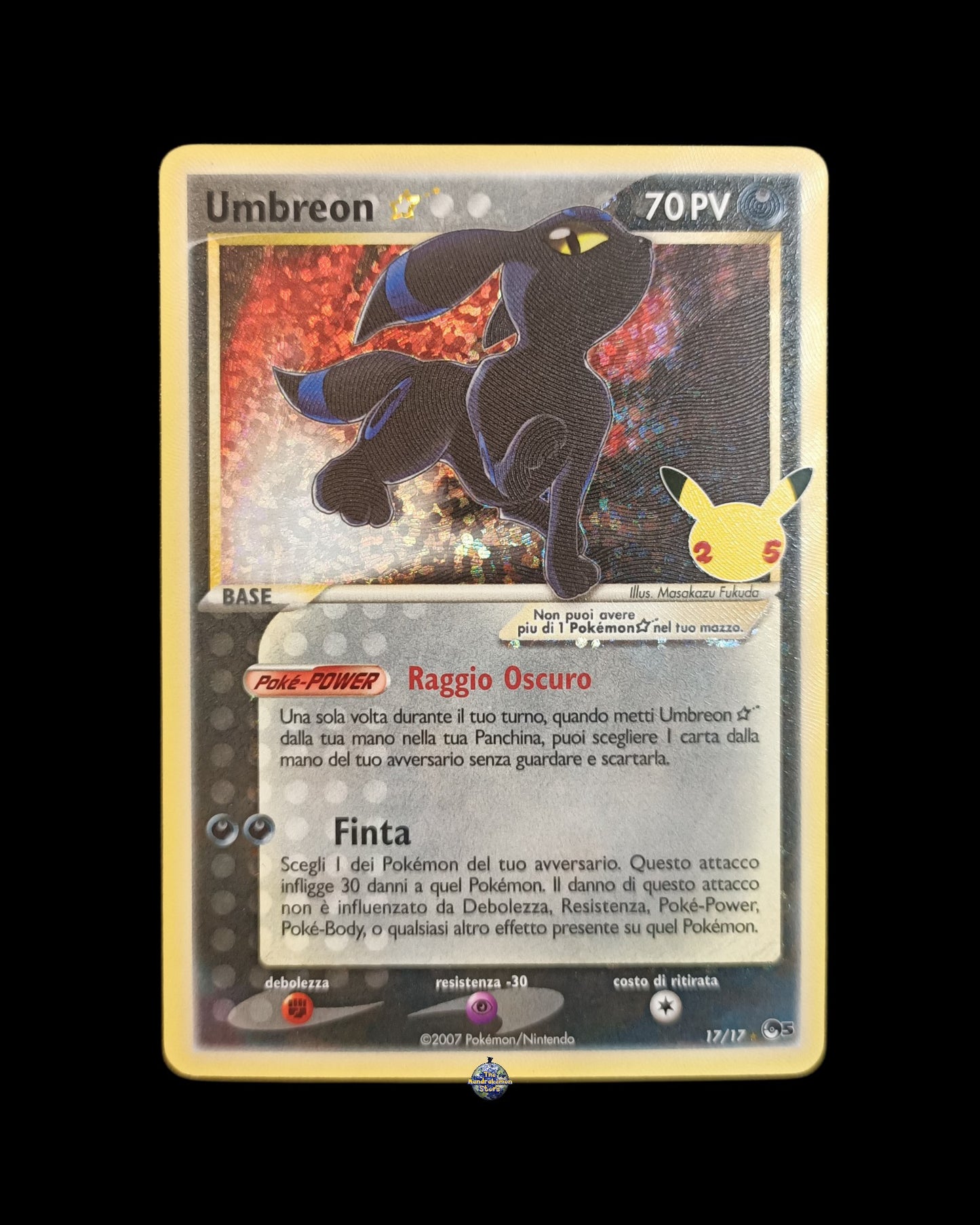 Umbreon Goldstar Gran Festa