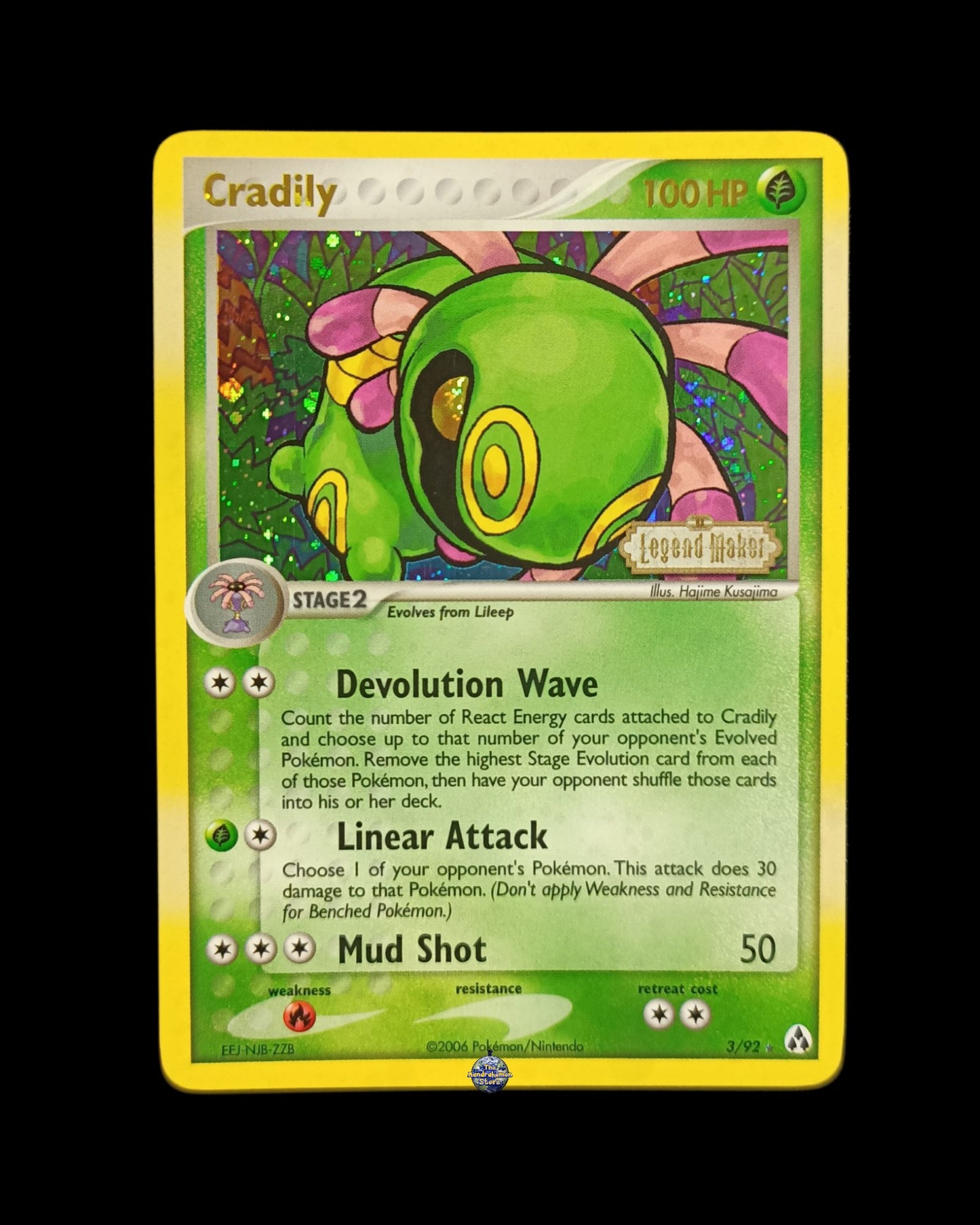 Cradily Holo Stamped Ex Legend Maker