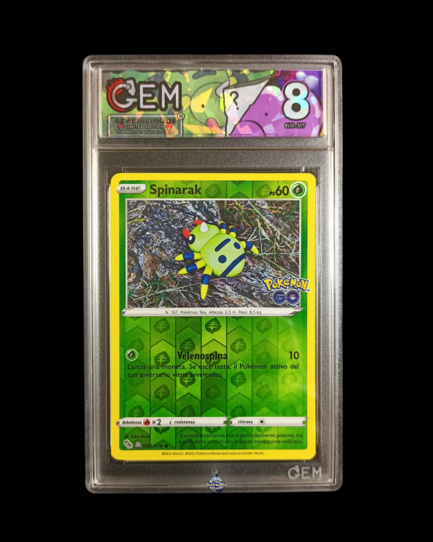 Ditto Spinarak Pokémon Go GEM 8