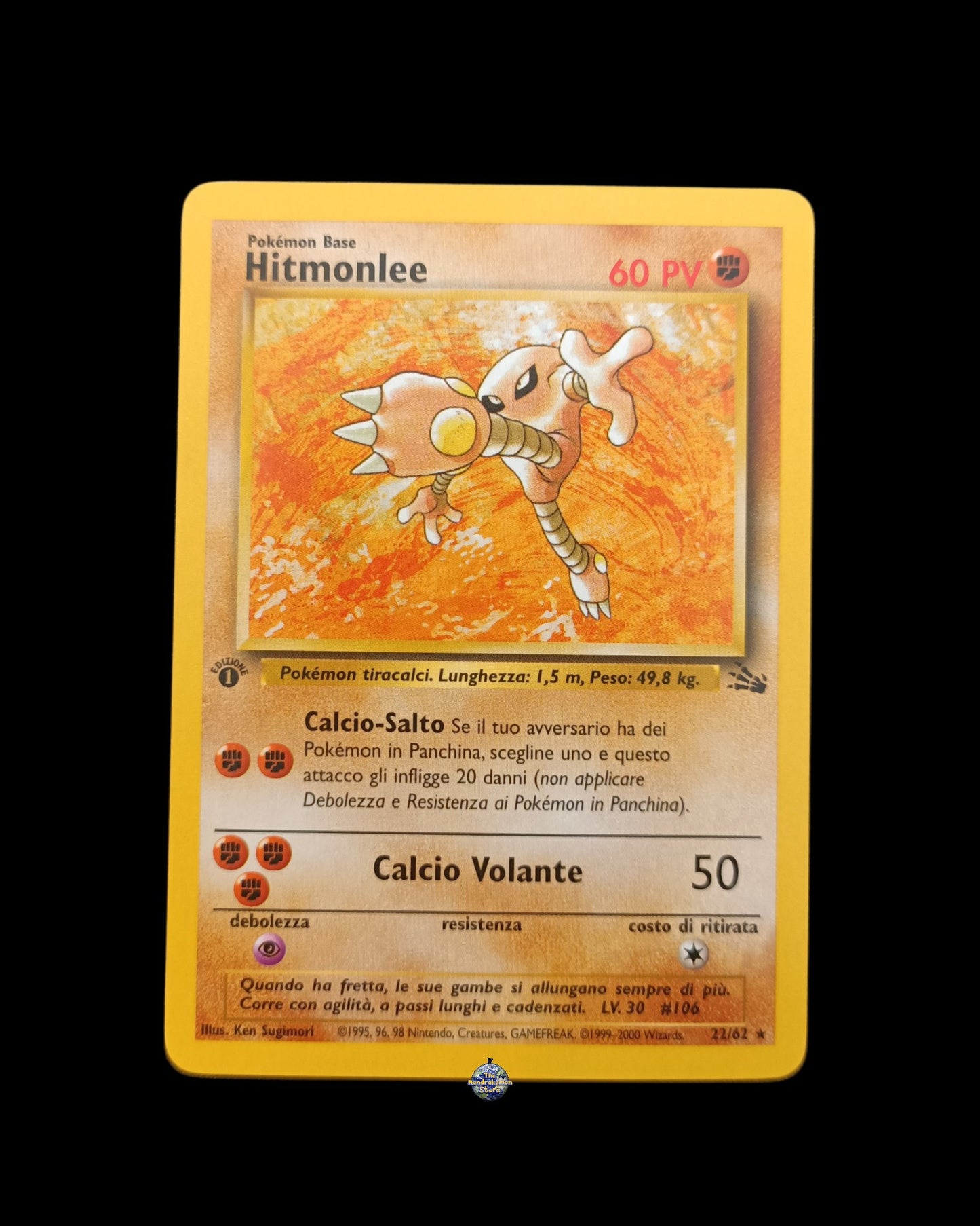 Hitmonlee Fossil 1ª Edizione