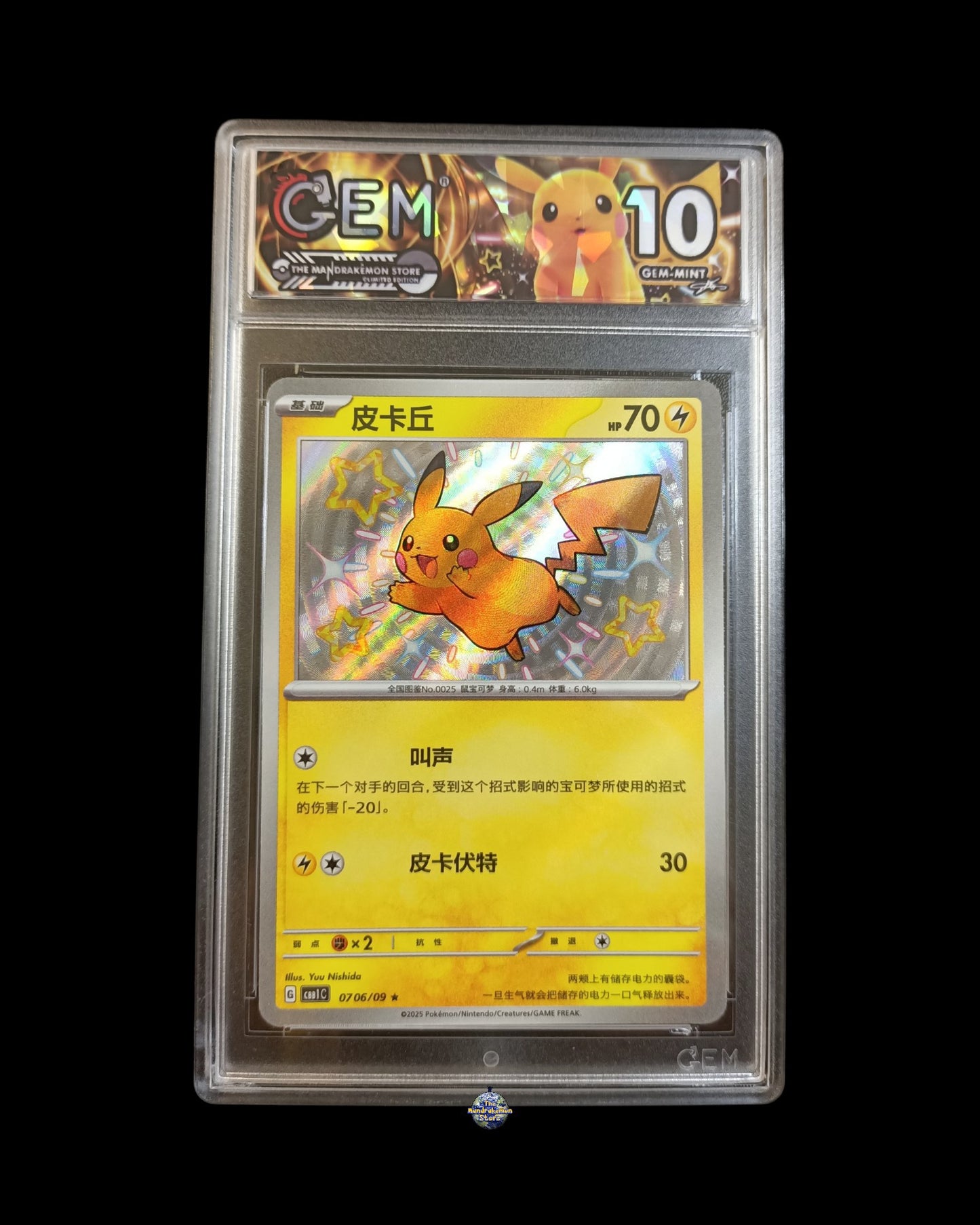 Pikachu Baby Shiny GEM 10