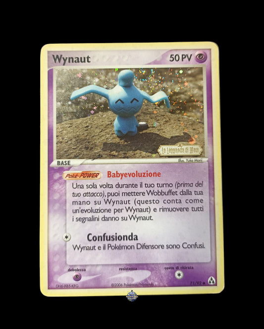 Wynaut Holo Stamped Ex La Leggenda di Mew