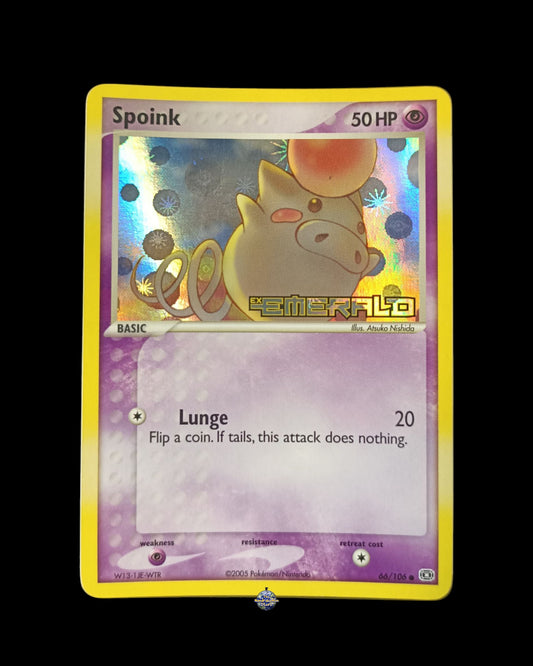 Spoink Holo Stamped Ex Emerald
