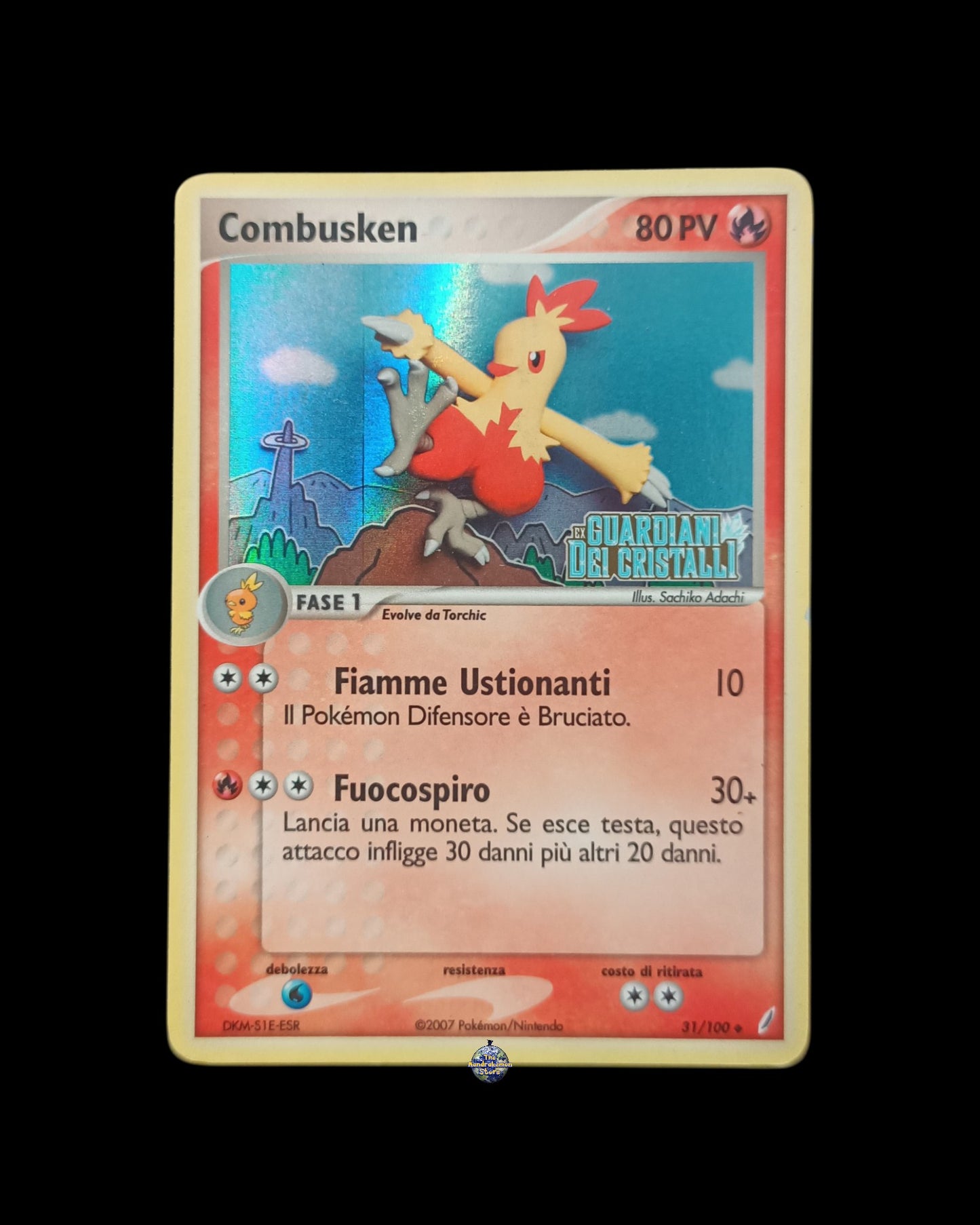 Combusken Holo Stamped Ex Guardiani dei cristalli