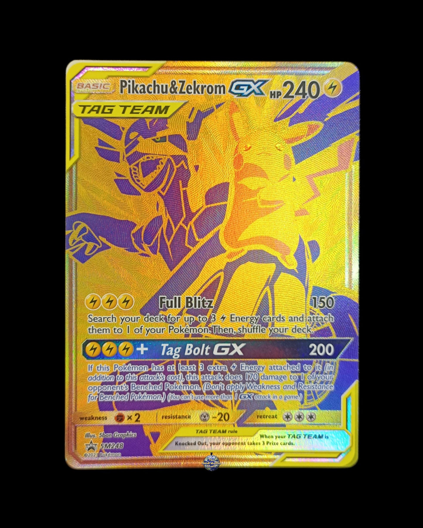 Pikachu e Zekrom Gx Tag Team Gold Promo