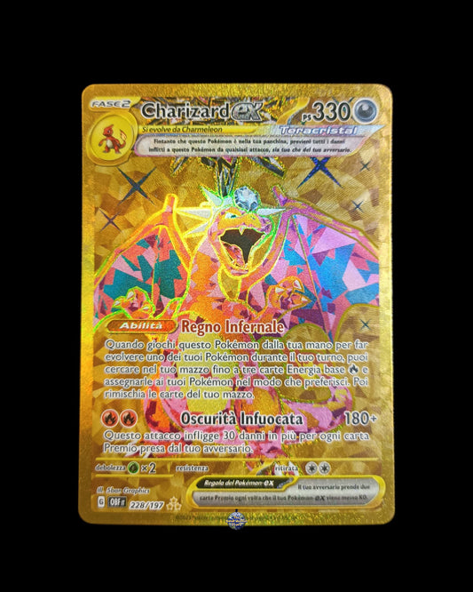 Charizard Ex Teracristal Gold