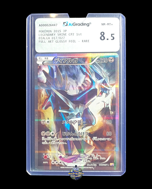 DIALGA Full Art Glossy Foil Rare AIGrading 8.5