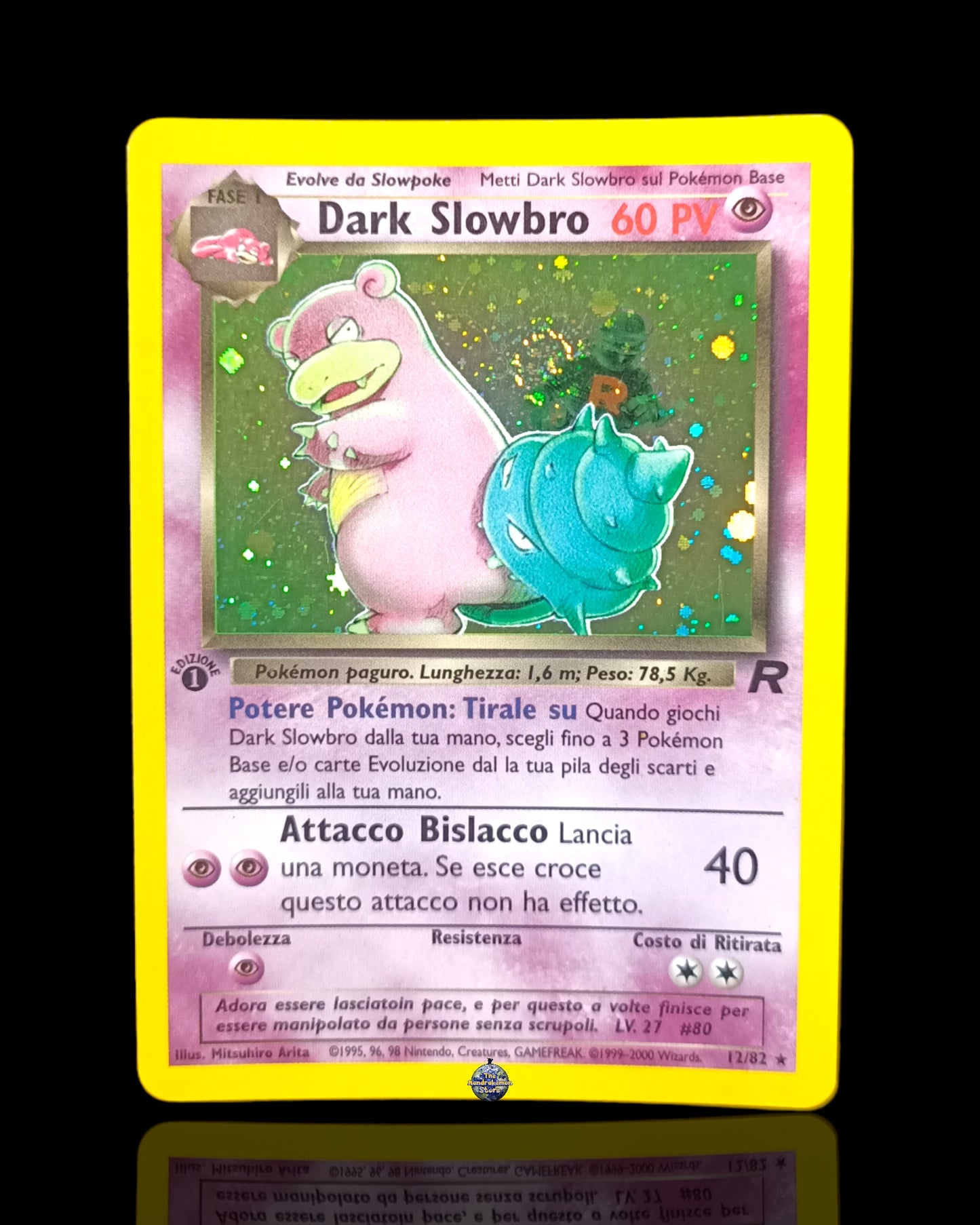 Dark Slowbro Holo 1ED Team Rocket