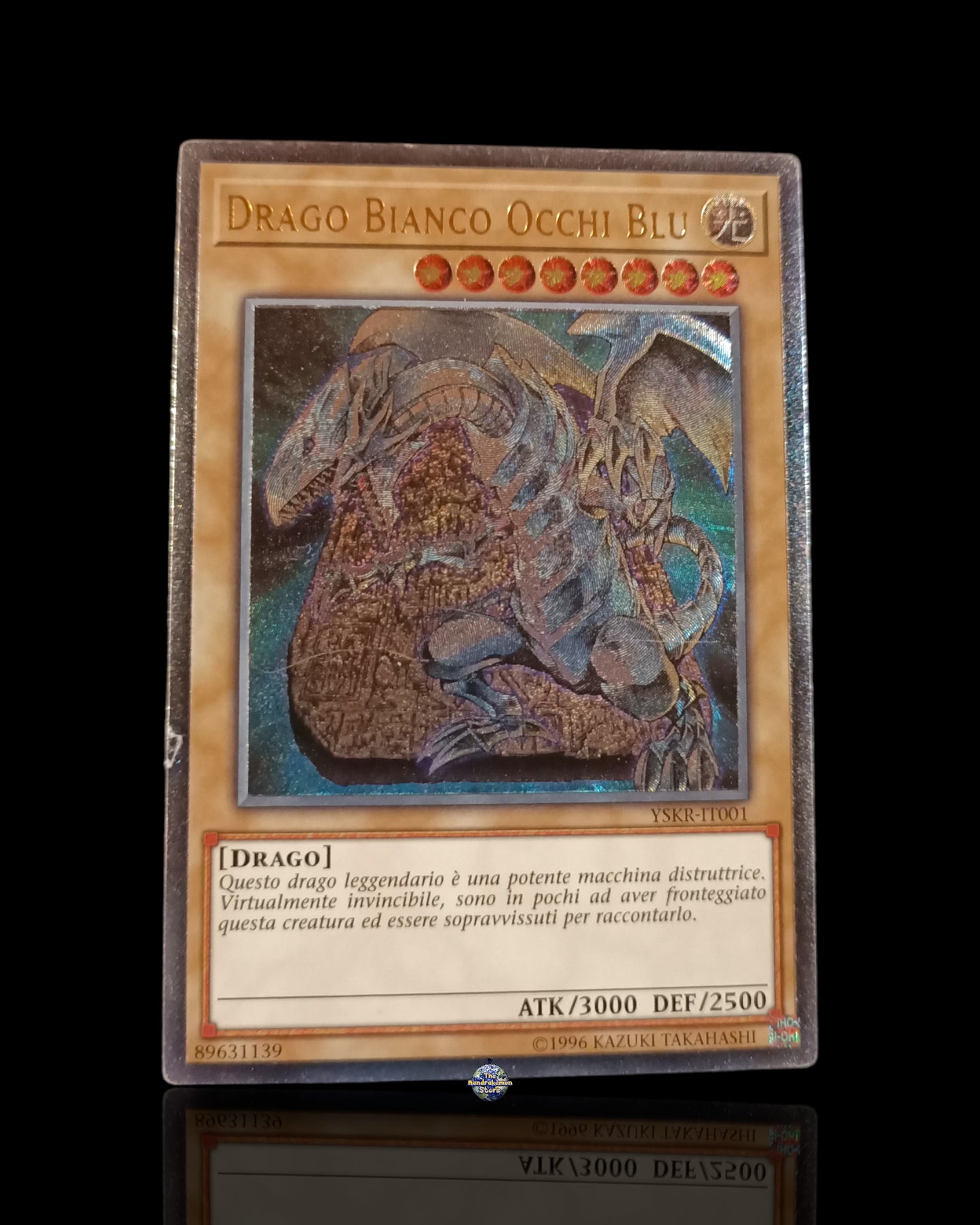 Drago Bianco Occhi Blu Ultimate Holo