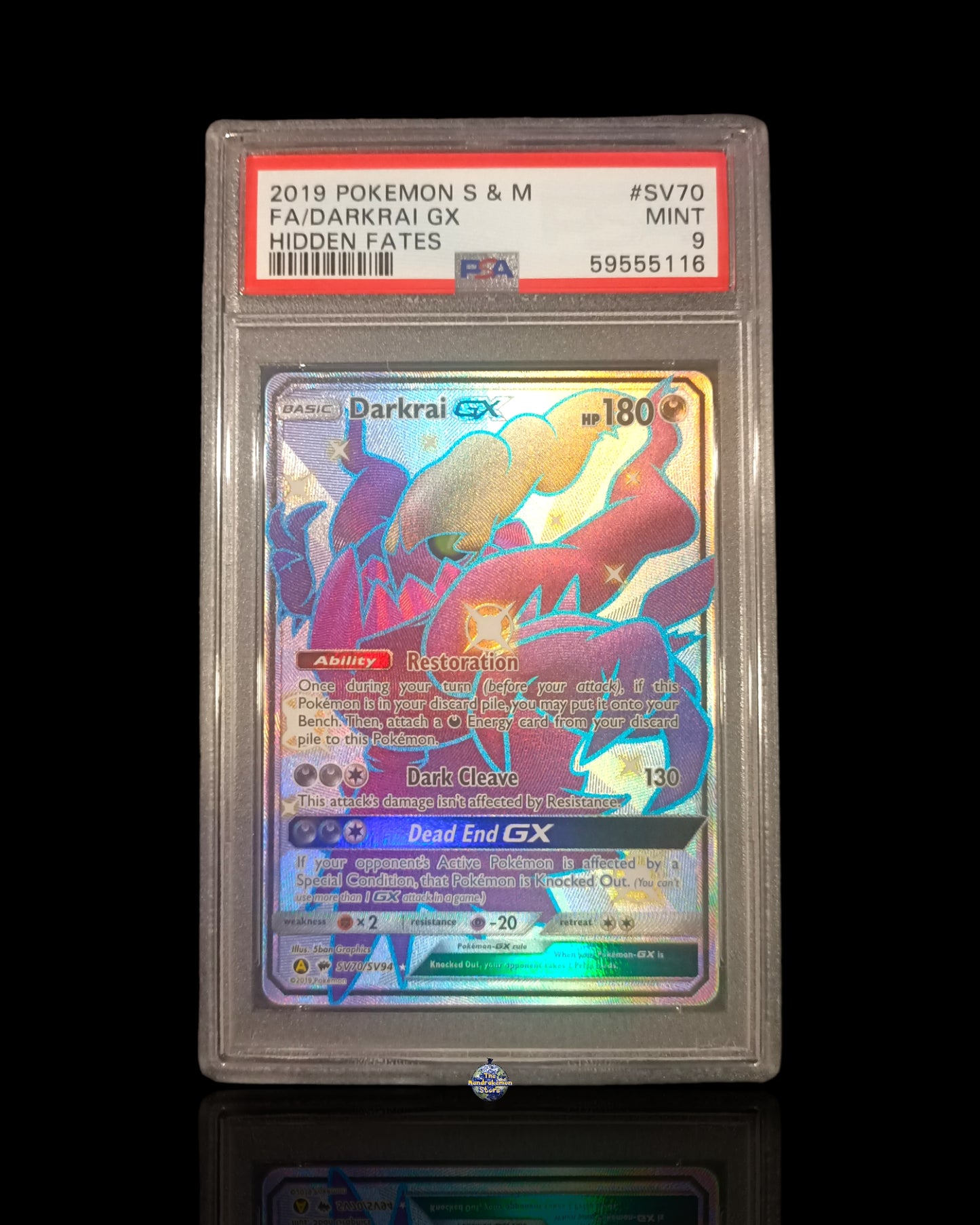 Darkrai GX UltraShiny PSA 9