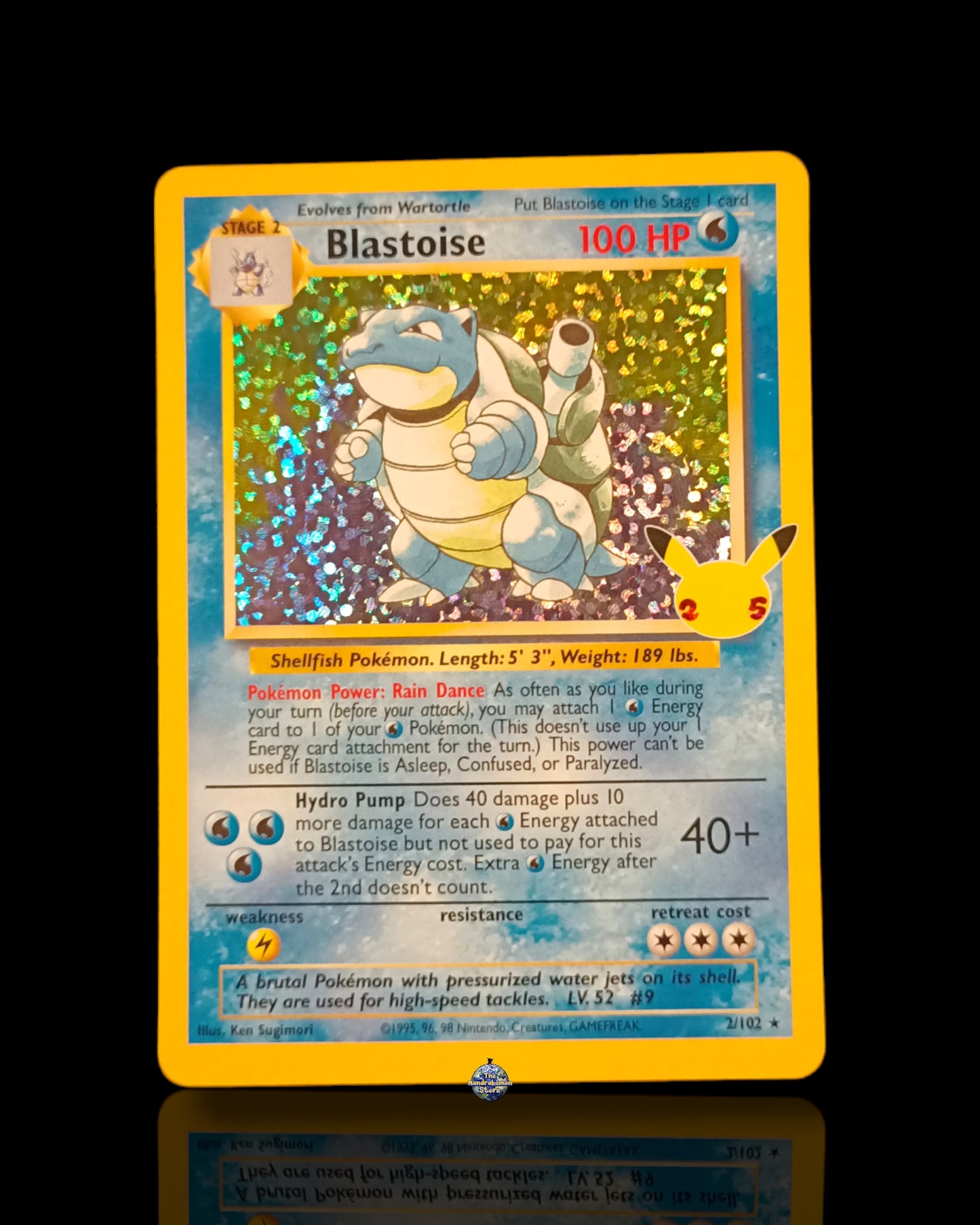 Blastoise Holo 25th