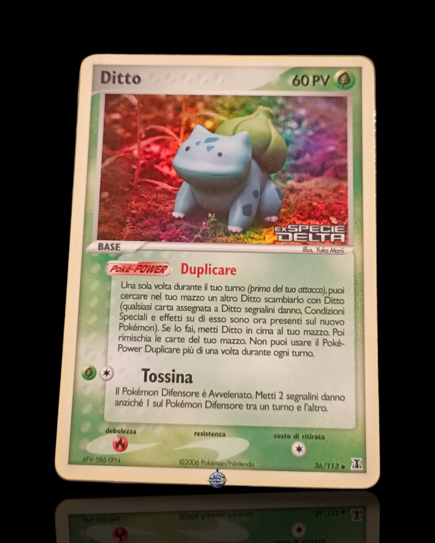 Ditto (Bulbasaur) Holo Stamped Ex Specie Delta