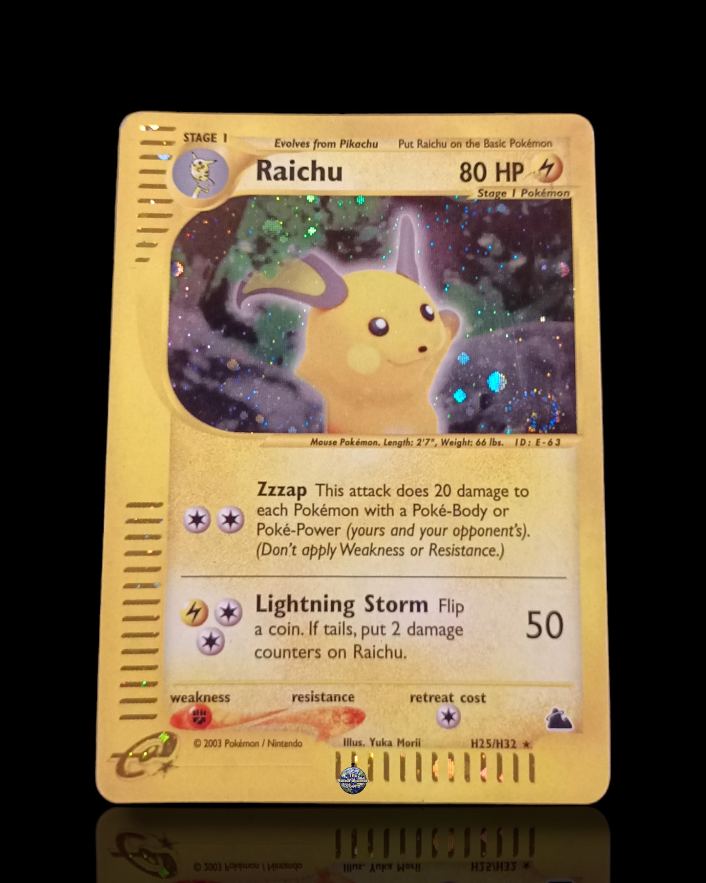 Raichu Holo Skyridge