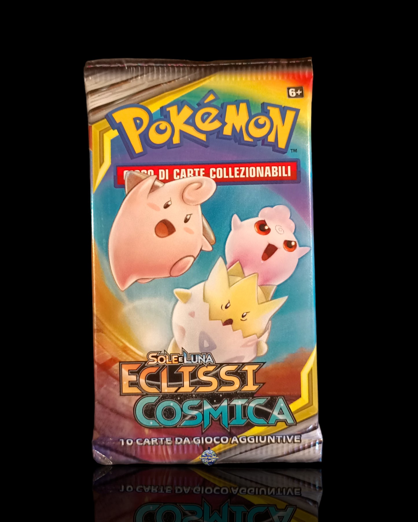 Pack Eclissi Cosmica Sole e Luna (Art Togepi,cleffa e Igglupuff)