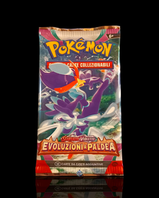 Pack Evoluzioni a Paldea Scarlatto e Violetto (Art Quacaval)