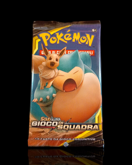 Pack Gioco di Squadra Sole e Luna (Art Eevee e Snorlax)