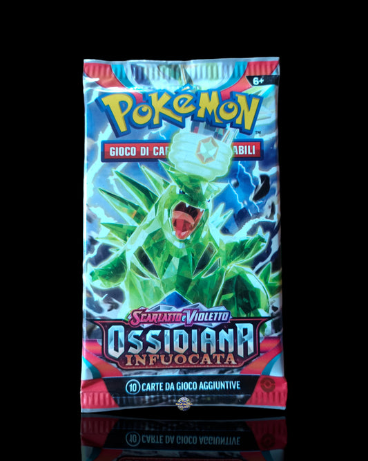 Pack Ossidiana Infuocata Scarlatto e Violetto (Art Tyranitar)