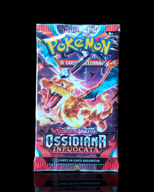 Pack Ossidiana Infuocata Scarlatto e Violetto (Art Charizard)