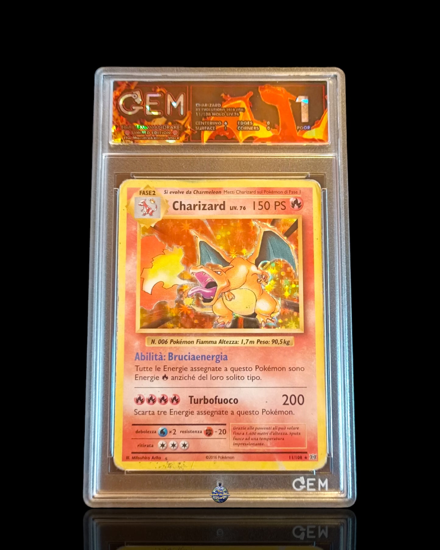 Charizard Evoluzioni Holo GEM 1