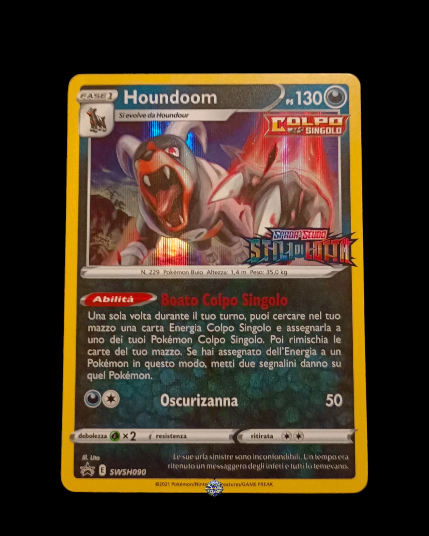 Houndoom Holo Stamped Promo Stili di Lotta