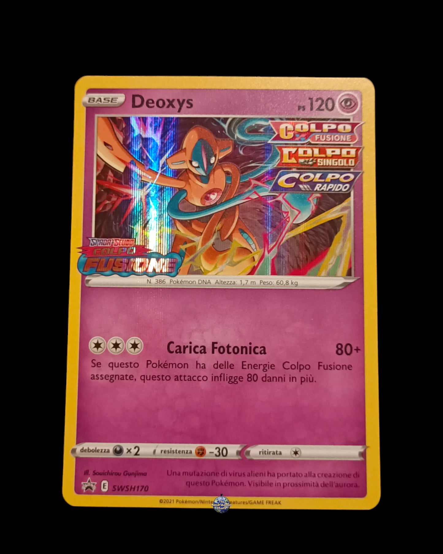 Deoxys Holo Stamped Promo Colpo Fusione