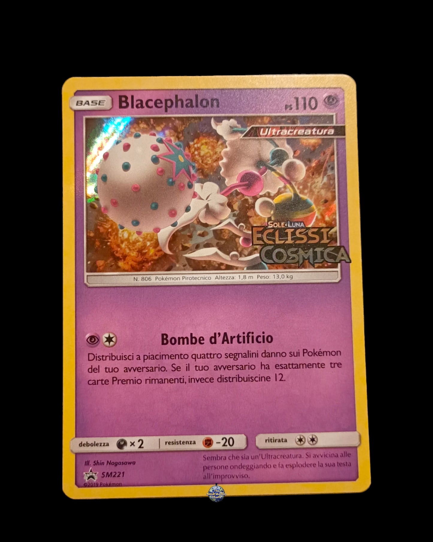 Blacephalon Holo Stamped Promo Eclissi Cosmica