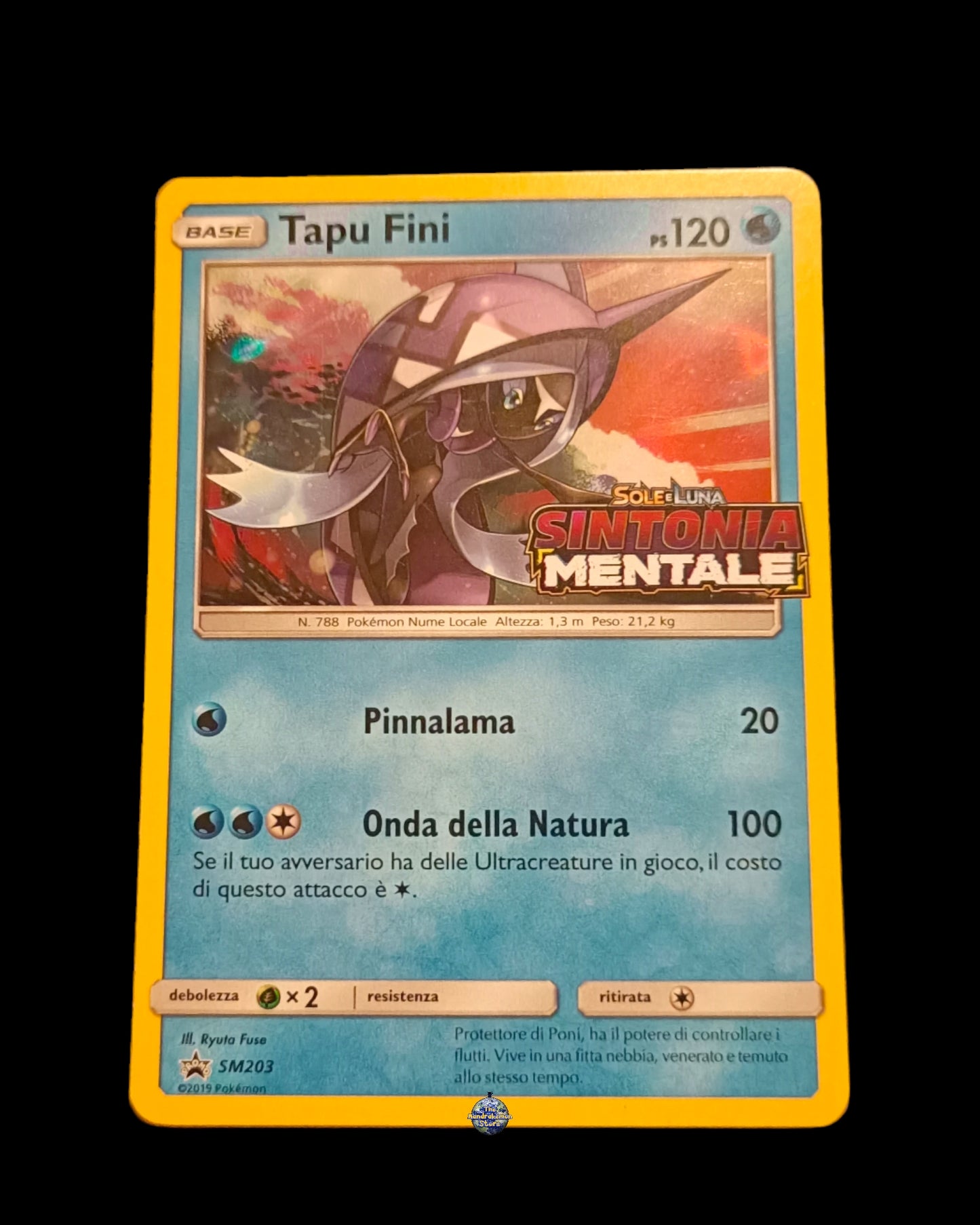 Tapu Fini Holo Stamped Promo Sintonia Mentale