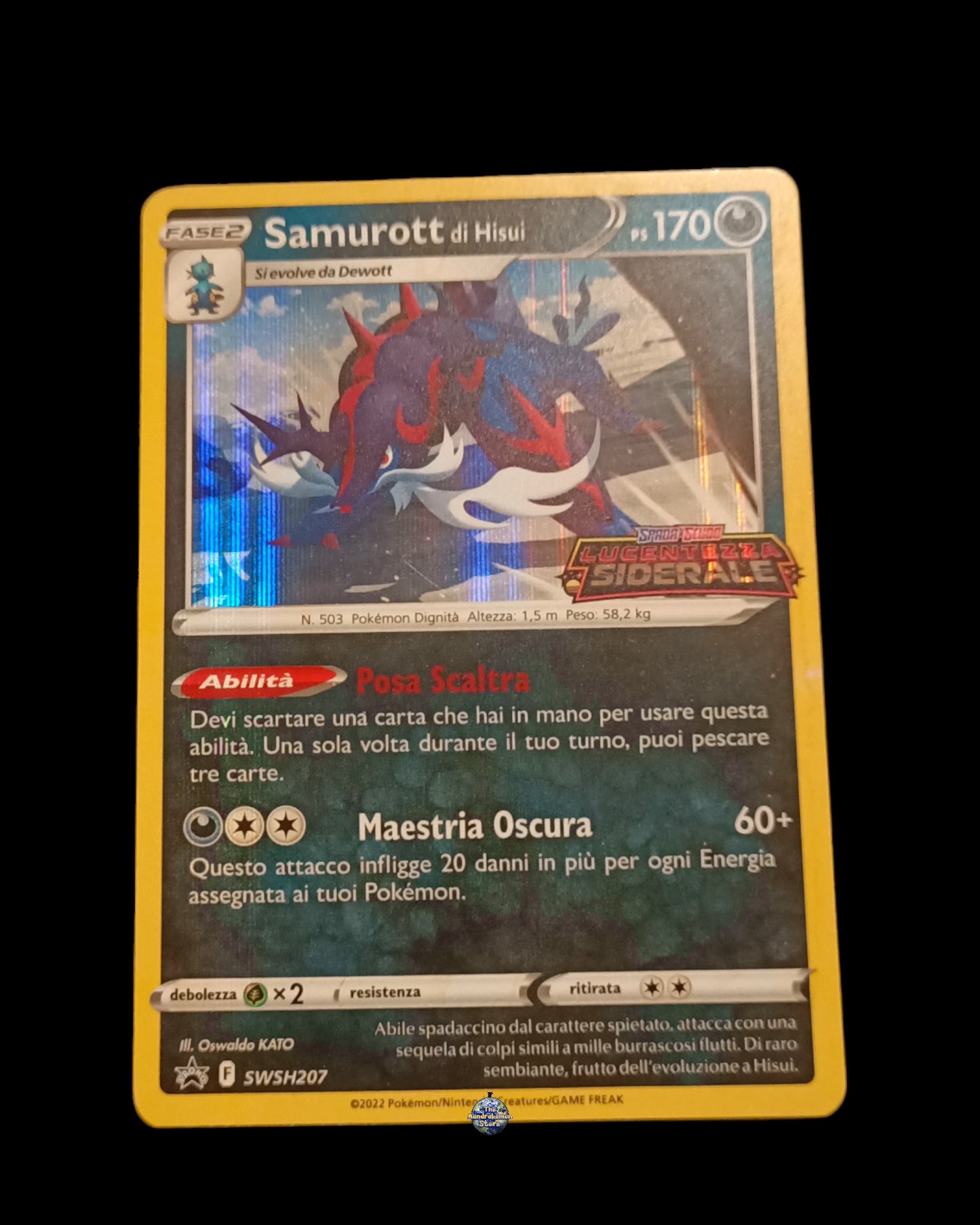 Samurott Holo Stamped Promo Lucentezza Siderale