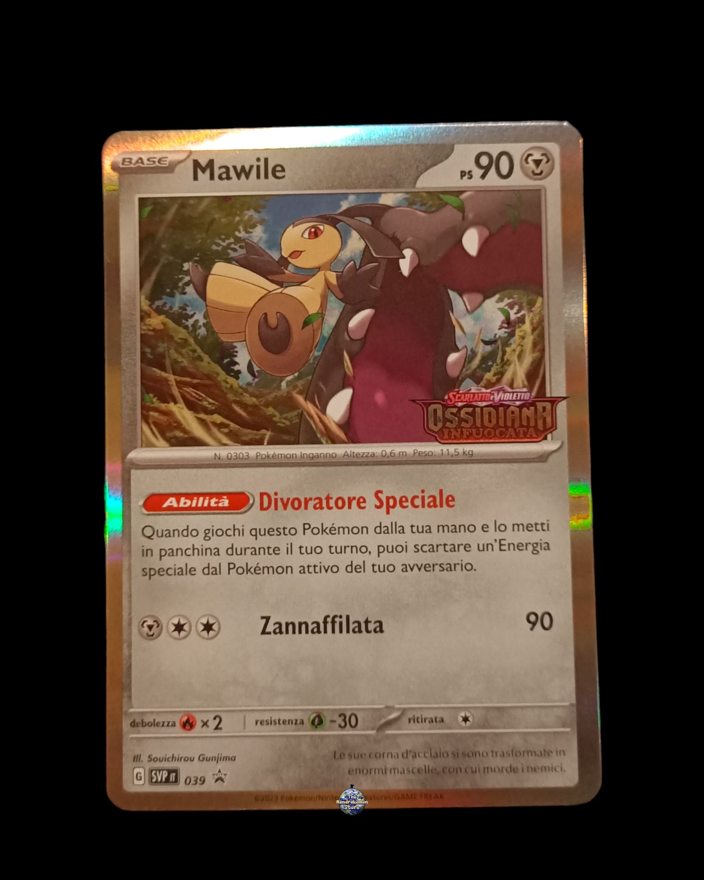 Mawile Holo Stamped Promo Ossidiana Infuocata