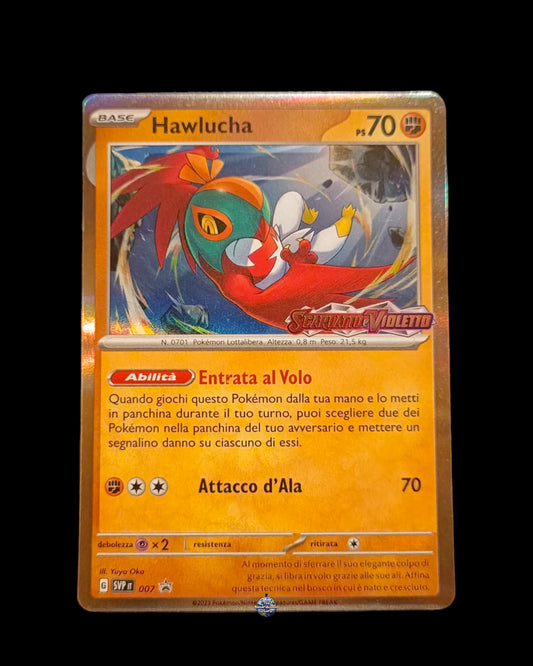 Hawlucha Holo Stamped Promo Scarlatto e Violetto