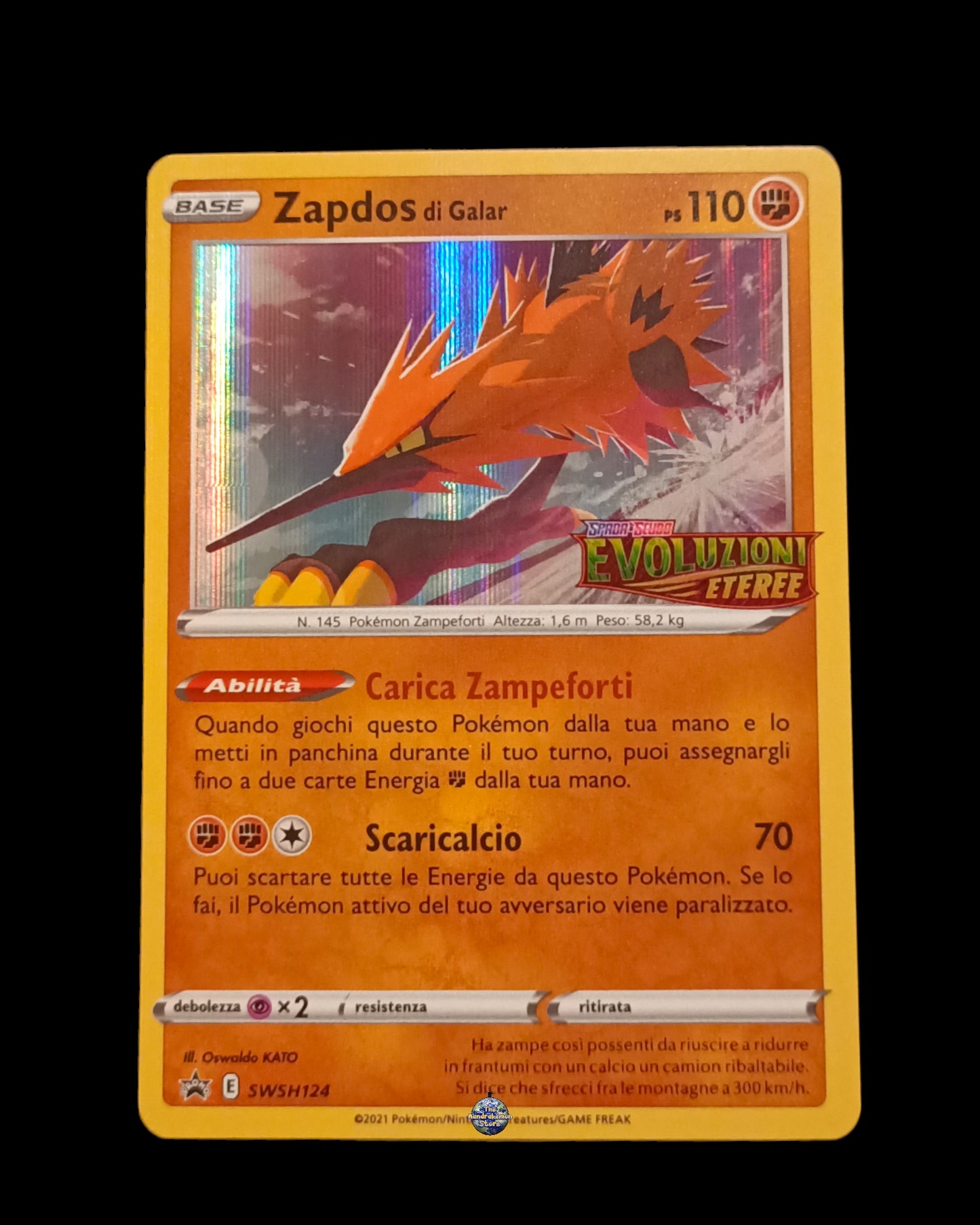 Zapdos Holo Stamped Promo Evoluzioni Eteree