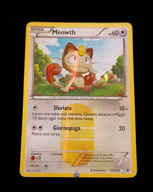 Meowth Fuoriserie Holo Reverse