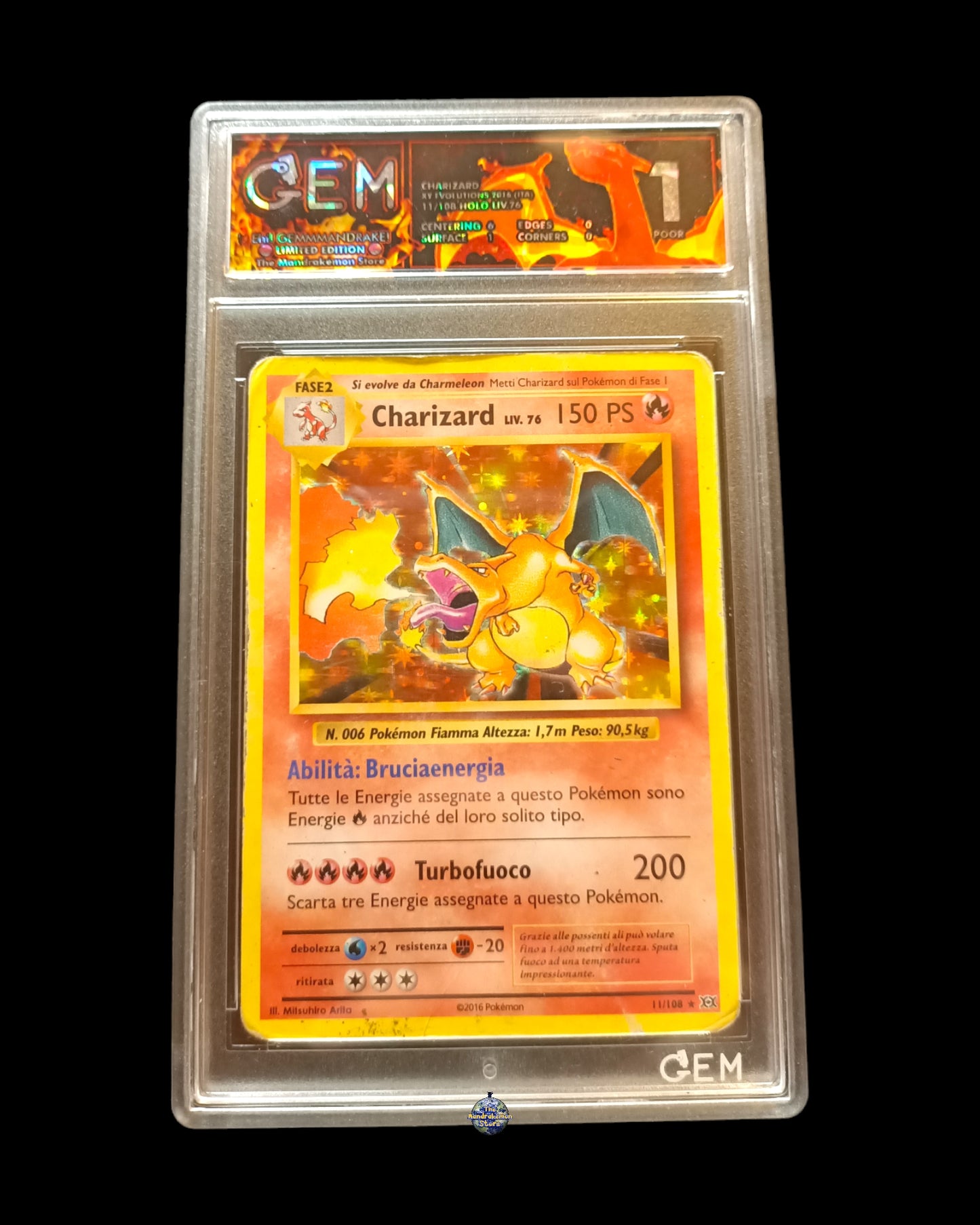 Charizard Holo Evoluzioni GEM 1