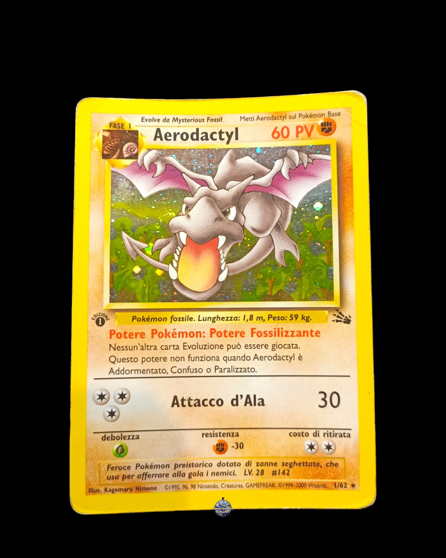 Aerodactyl Holo 1ed Fossil