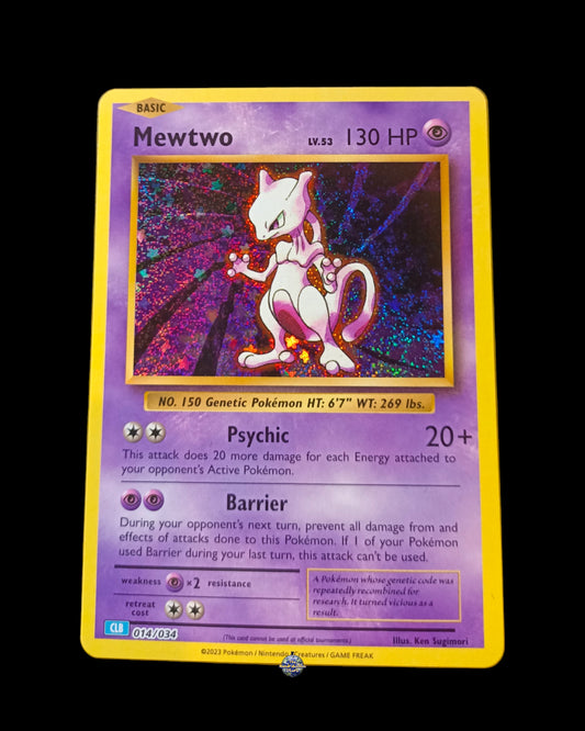 Mewtwo Holo CLB