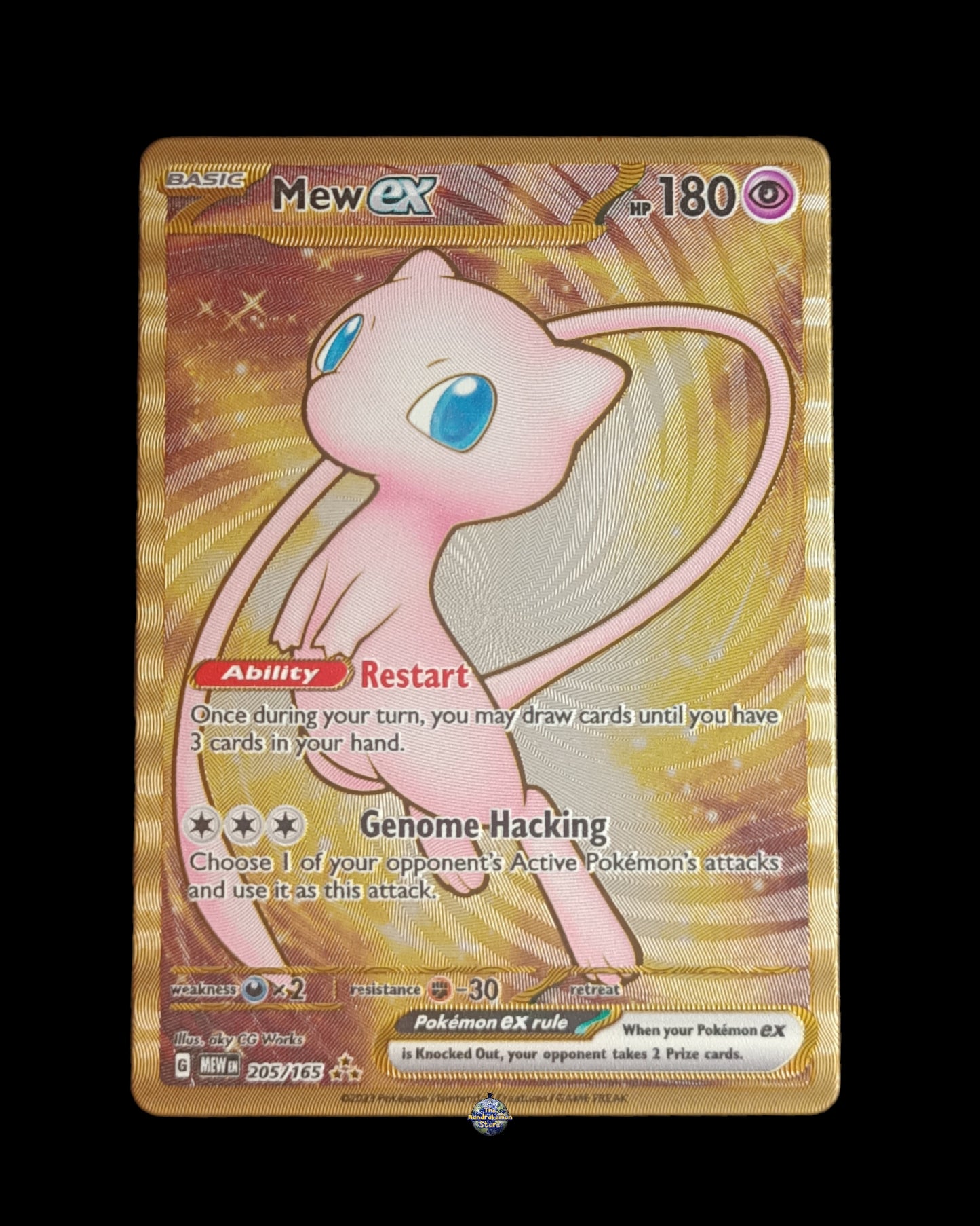 Mew Ex Gold Metal