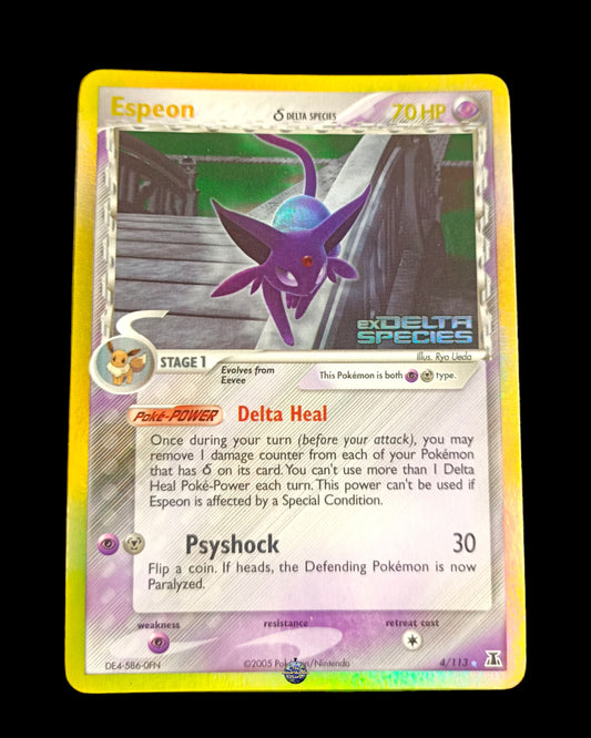 Espeon Holo Stamped Ex Delta Species