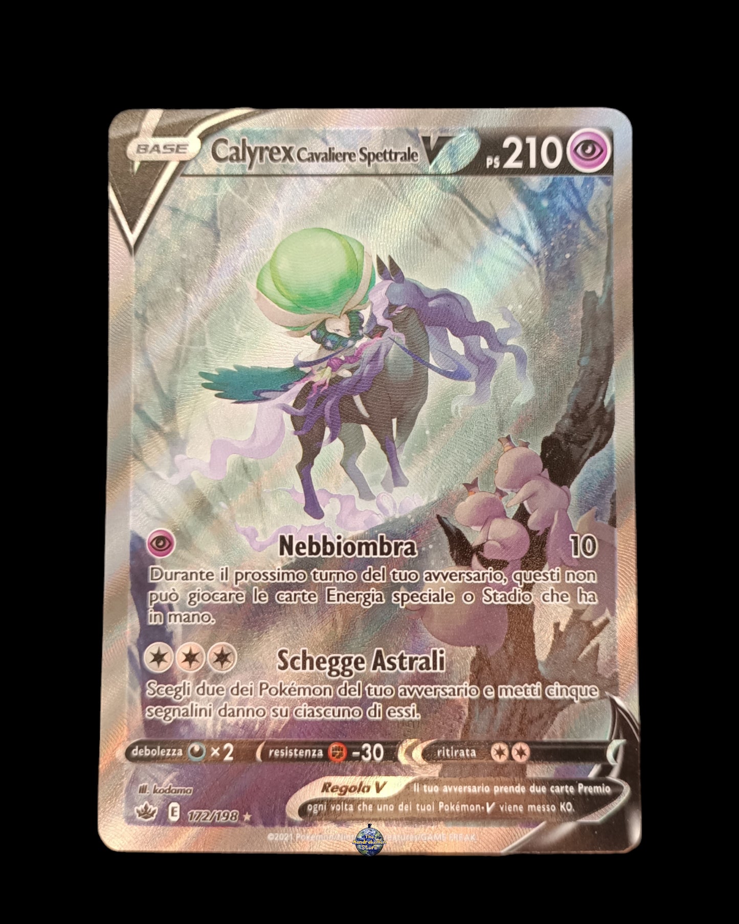 Calyrex Cavaliere Spettrale V Full Art