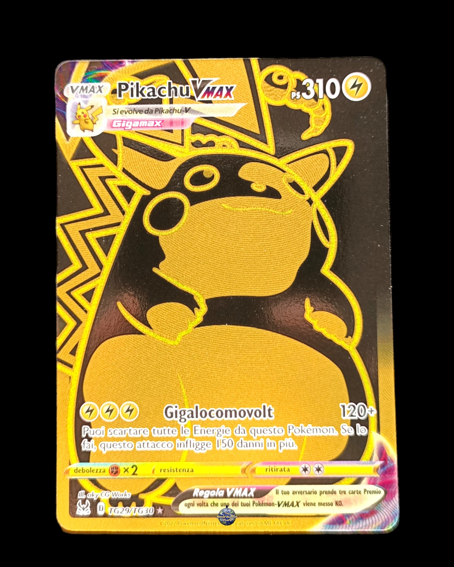 Pikachu Vmax Black Gold