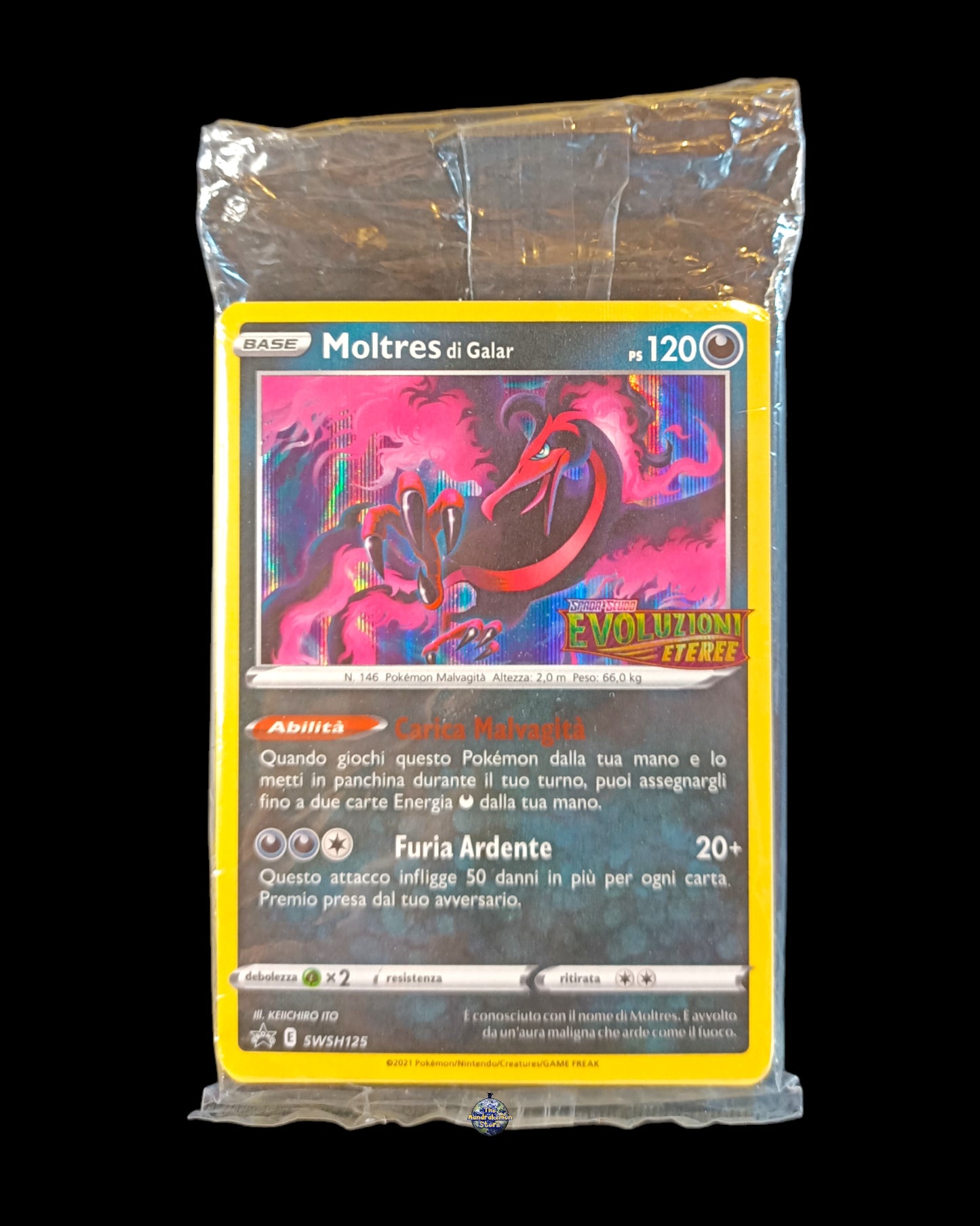 Moltres di Galar Stamped Sealed