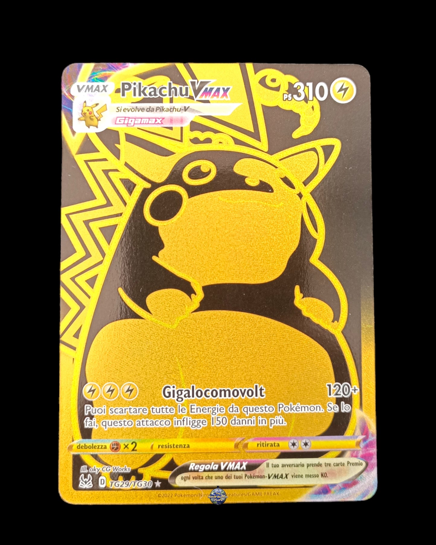 Pikachu VMax Black Gold