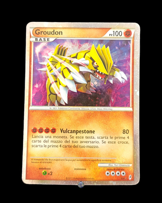 Groudon Holo Shiny