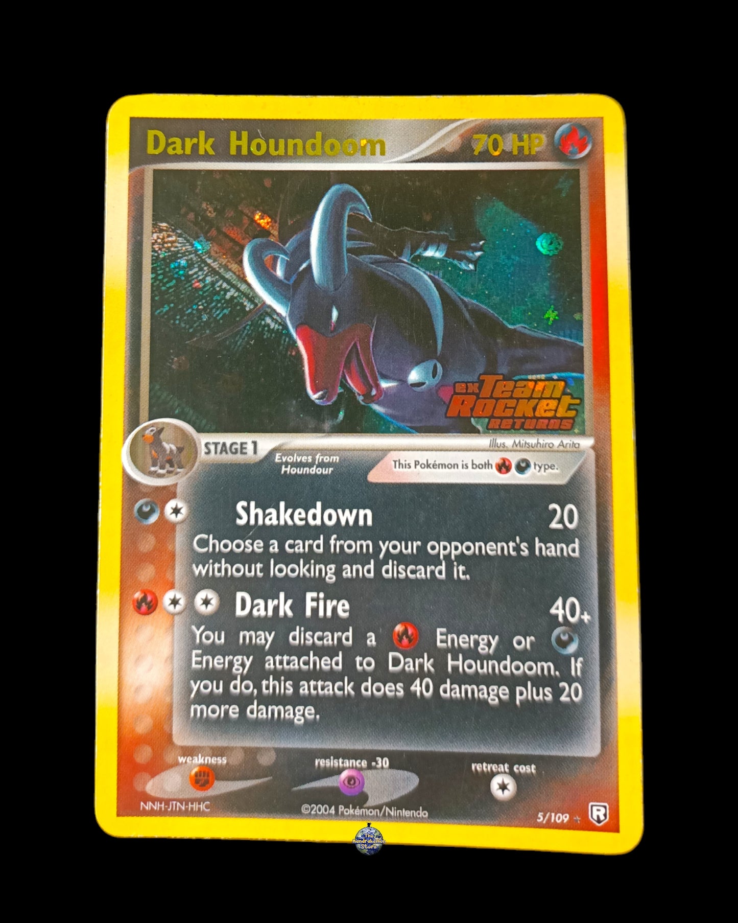 Dark Houndoom Holo Stamped Ex Team Rocket Returns