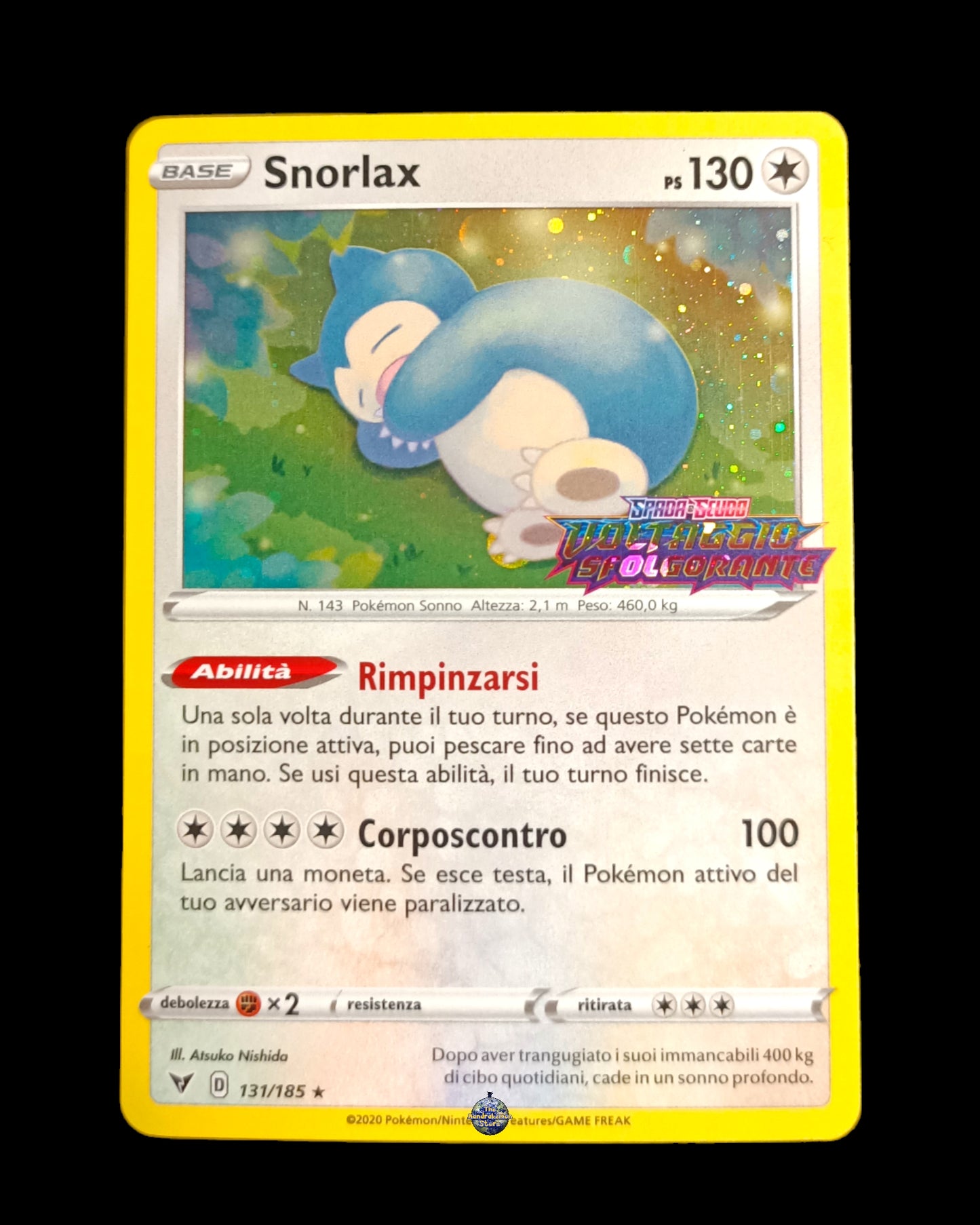 Snorlax Holo Promo Voltaggio Sfolgorante