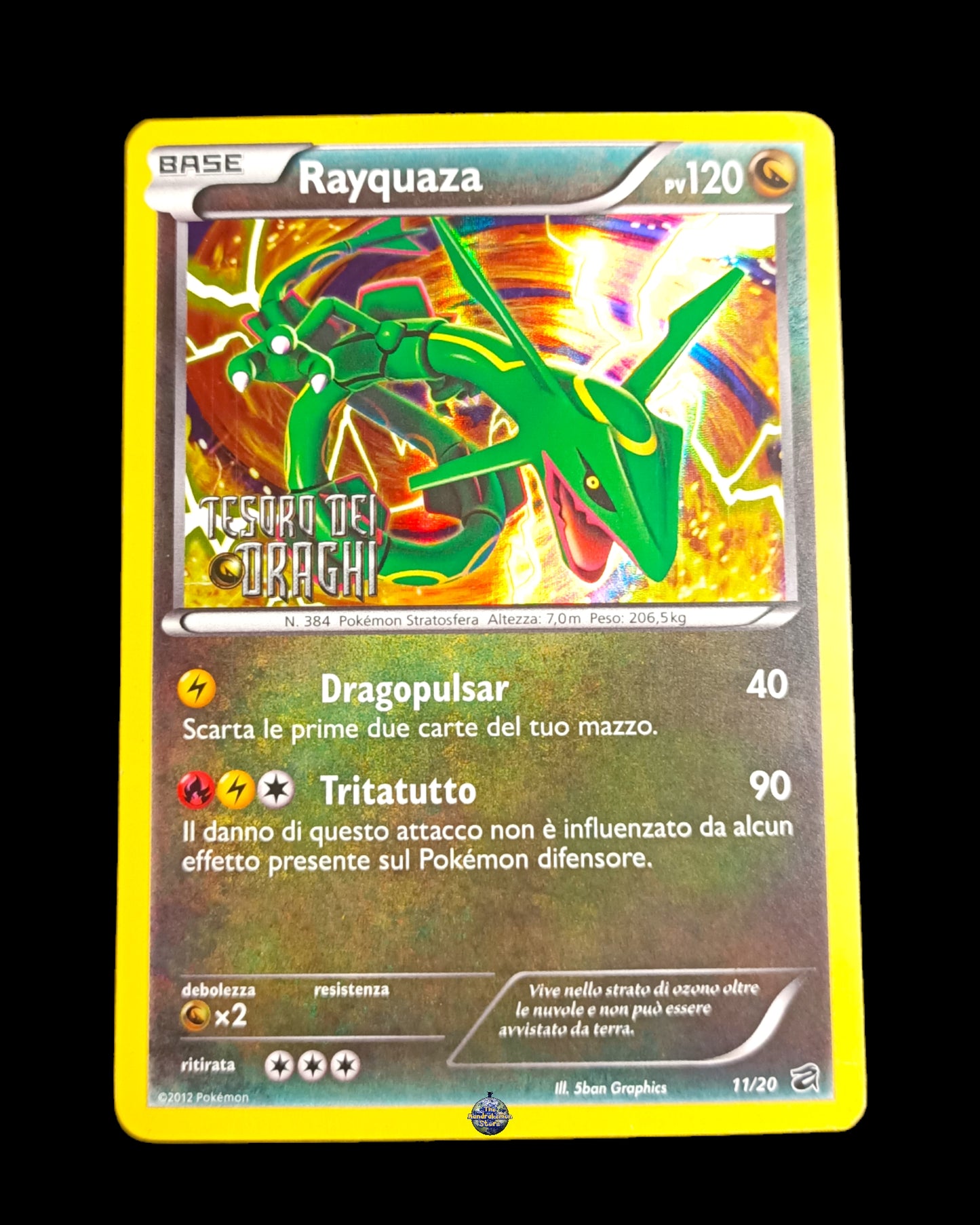 Rayquaza Holo Stamped Tesoro dei Draghi