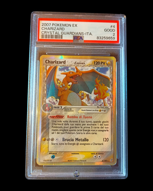 Charizard Holo Delta Species PSA 2