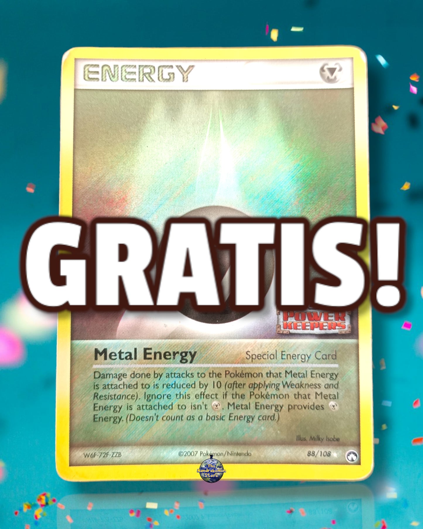 Energia Metallo Holo Stamped Ex Power Keepers